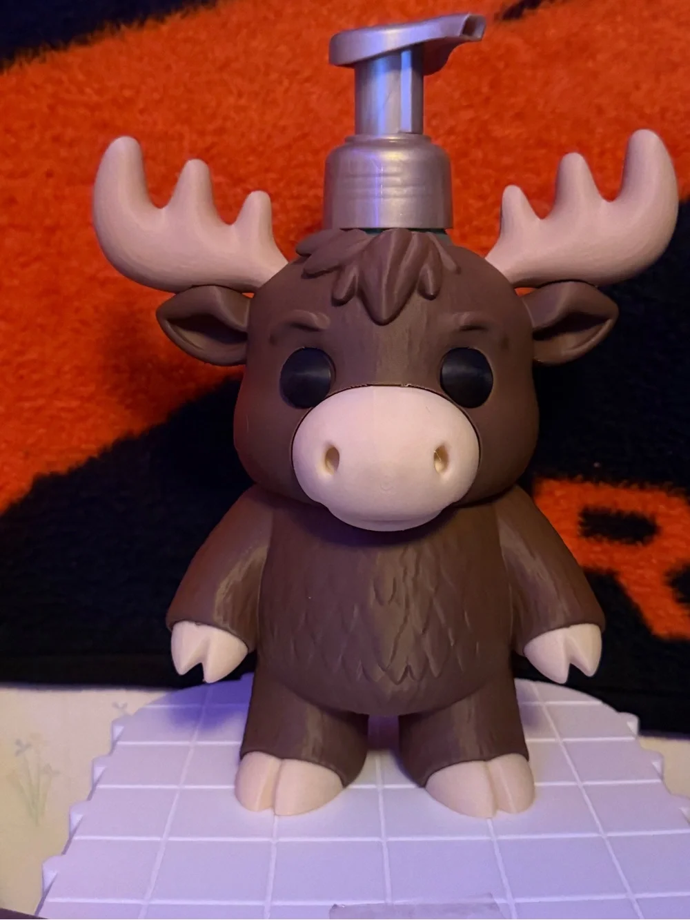 Moose bath and body soap holder